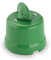 Amarcords - Interrupteur rotatif en porcelaine. Déviateur vintage en céramique avec manivelle pour la commutation du courant, de couleur VERT