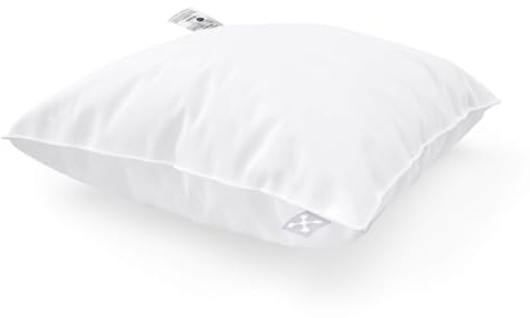 smart® Basic Pillow - Made in Germany - weiß, Allergiker geeignet, ergonomisch und stützend - Öko-Tex 100 Klasse 1 – 100% Baumwolle (80 x 80)