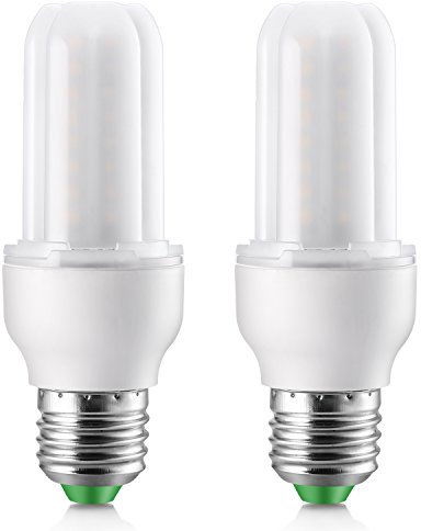 Elrigs E27 LED Lampe Dimmbar, Warmweiß (3000K) Leuchtmittel, 7W Stabform Birne ersetzt 60W Glühbirne, Doppelpack