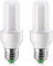 Elrigs E27 LED Lampe Dimmbar, Warmweiß (3000K) Leuchtmittel, 7W Stabform Birne ersetzt 60W Glühbirne, Doppelpack