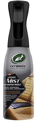 Turtle Wax Hybrid Solutions Leather Cleaner & Conditioner Misting Spray, Car Seats, Interiors, Sealed Leather Furniture, Vinyl - UV Protection