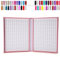 Tomotato Carte de Gel pour Ongles, Grande Capacité avec 216 Rainures, Livre d'Affichage pour Vernis à Ongles, Polyvalent et Réutilisable, Support pour Salon de Manucure et Bricolage à la Maison