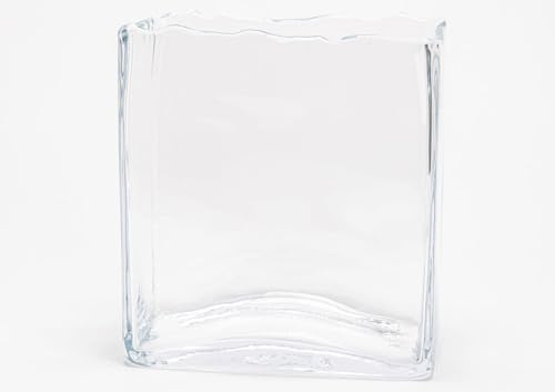 Lou De Castellane - Jarrón rectangular decorativo moderno 24 cm
