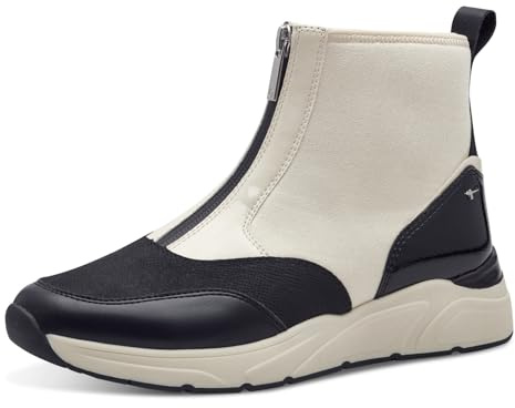 Tamaris Damen Sneaker Vegan; IVORY COMBINED, EU 42
