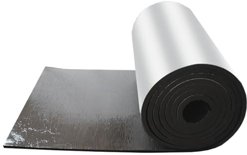 AITAF Heizkörper Isolierung Platten Selbstklebend Wärmeschutzmatte, 5mm Dicke Wärmehaltung Wand Isolierung Hinter Heizkörper, für Fußböden, Dächer, Garagentore und Wohnwagen, 5mm Dicke (Size : 1mx2m)