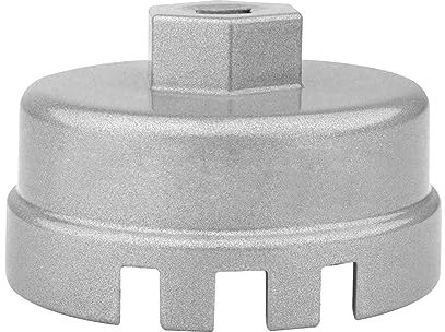 Adunsiaoto Oil Filter Housing Cap Removal Wrench Tool, Car Oil Filter Cap Wrench, Car Aluminum Heavy Duty Oil Filter Cap Removal Tool, Car Fuel Tank Caps Wrench(White)