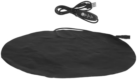 UTHCLO Tapis Chauffant ÉLectrique USB pour Animaux De Compagnie Coussin Chauffant RéGlable pour Chats Chiens Et Chatons Portable Et Compact pour Usage IntéRieur Et ExtéRieur