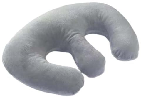 Chest Pillow, Breast Massage Cushion, Soft And Comfortable Thoracic Support Pillow for Sleeping, gray