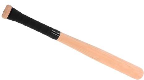 Healeved Mazza da Baseball in Legno Massello Retrò 54 Cm Manico e Cinturino Antiscivolo, Bastone da Allenamento Portatile per Baseball, Compatibile per Ragazzo Ragazza, Ragazzi e Adulti,