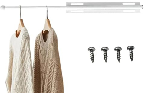 Giwnuq Valet Rod för garderob, infällbar glidande metall | Betesstavar klädhängare, för sovrum rum högskola sovsal lägenhet resor jeans leggings kjolar byxor halsdukar väskor