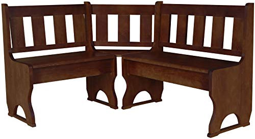 Koma Cassapanca angolare in legno di pino massiccio