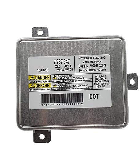 WUYDKEL Compatible con BMW para 1 3 5 7 Serie F20 E90 F10 F02 D1S D1R D2S D2R Módulo De Unidad De Control De Lastre H-ID De Faros De Xenón OEM 63117237647 7237647 W003T20071 lastre del Coche