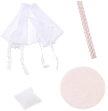 HEMOTON 1 Ensemble De Tente De Camping Décor Extérieur Meubles pour Tout-Petits Mini Meubles Jouets pour Enfants Jouets pour Tout-Petits Maisons De Poupées Tente Tipi pour Enfants Décor