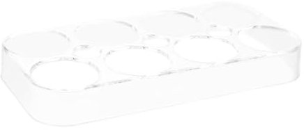 CAXUSD Rejilla Para Huevos Transparente Compartimentos Bandeja De Almacenamiento Para Frigorífico Huevera Para Guardar Huevos Cocina Para Refrigerador