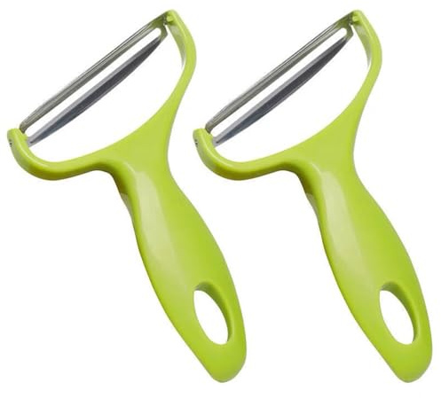RELKLYU 2 Piezas Ralladoras, Herramientas De Cocina, Herramientas De Pelado Manuales, Cortadora De Verduras, Accesorios para Cocinar.