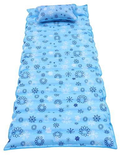 STOBAZA Materasso Di Ghiaccio Per Studenti Singolo 190x75cm in Pvc Effetto Rinfrescante Estivo Per Dormitori e Piscine Cuscino D'acqua Incluso
