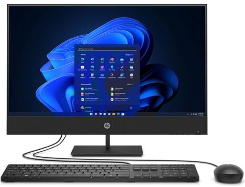 HP ProOne 600 G4 Ordenador de sobremesa Todo en uno, Pantalla FHD de 21,5, Intel Core i5-8500, 16 GB de RAM, SSD de 512 GB, Wi-Fi, Bluetooth, Teclado US QWERTY, Windows 11 Pro (reacondicionado)