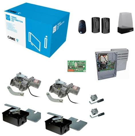 KIT CANCELLO BATTENTE 2 ANTE 3,5MT CAME FROG-A - 230 V AC U1901ML AUTOMAZIONI