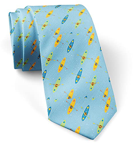 702 Krawatte, Kanu-Kajak-Boote Hochzeitskrawatte Elegant Krawattenschal Formelle Hochzeit Krawatte Für Herren Hochzeit Festliche