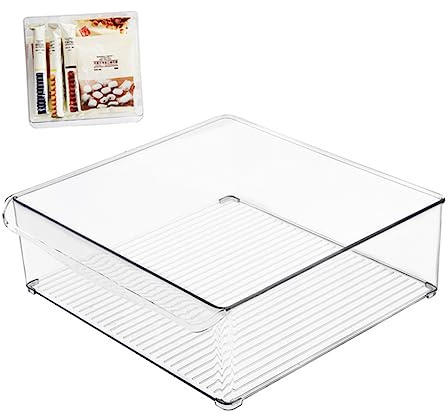 Ciieeo Caja De Almacenamiento De 30x30x10cm Frigorífico Cajón Para y Verduras Organizador De Cocina
