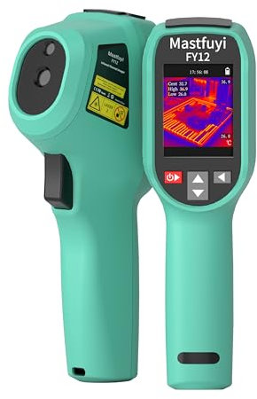 Imageur Thermique, Caméra Thermique -20℃~550℃, 2.4-inch 25 Hz TFT LCD Infrared Thermal Imager, 240 x 240 Résolution TISR, 96 x 96 Résolution IR, 50°FOV Thermal Imaging, 8h Battery Thermal Imager
