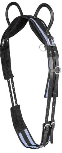 WALDHAUSEN Longiergurt mit 2 Handgriffen Synthetik, WB, schwarz/grau