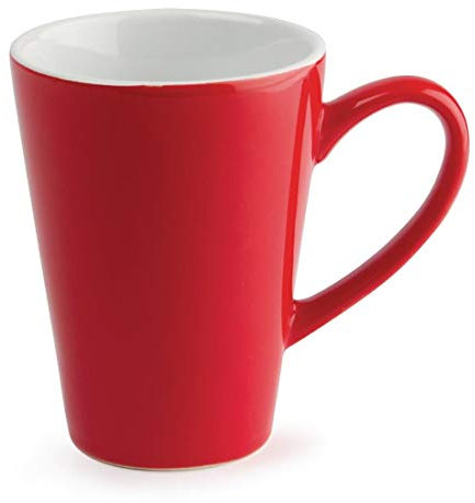 Olympia Cafe Latte Cups Red 340ml (Pack of 12) - [GL486]