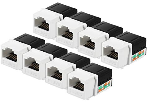 New Lon0167 RJ 45 Featured keyston-e Jack Module reliable efficacy Cat.5E FTP 500 Mhz 10GB - 8 Pack(id:027 f6 32 10c)