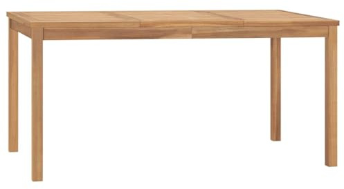 vidaXL Mesa de Comedor de Jardín Patio Terraza Balcón Muebles Mobiliario Soporte Exterior Cocina Duradera Estable 160x80x77 cm