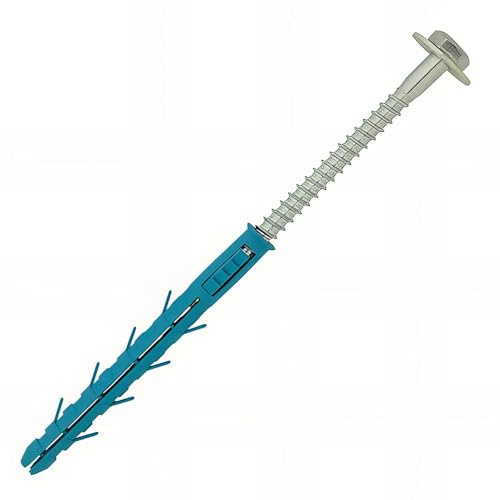 Scell-it - 10 chevilles parpaing longue expansion tirefond TH à embase - 16 x 200 mm