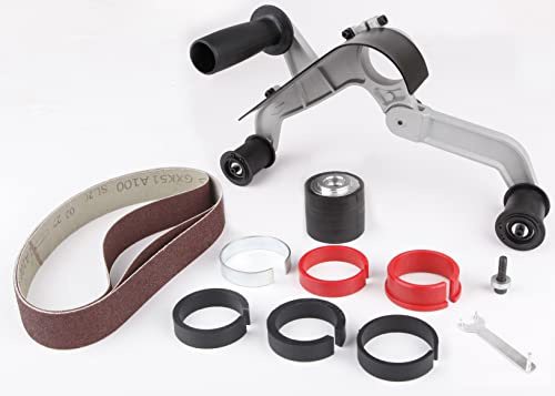 Aidelife, Accessorio per Levigatrice a Nastro per Tubi, Acciaio Inox, Metallo, Lucidatura di Tubi, Levigatura 760x40mm