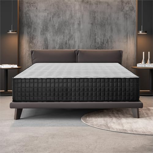 Naturalex - Titanium - Matratze 180x200 cm - Taschenfederkern 30 cm Hoch - H3/H4 - Oeko-tex Zertifiziert - Latex Blue 7 Zonen