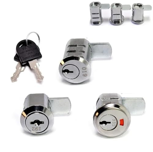 Serrure à came à pièce mobile avec Clip rapide, for caisse à argent, tiroir de position, casier de gymnastique, armoire en métal, serrure de boîte à air, 1 pièce(D)