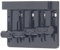 E-Bass-Brücke, Verstellbare Aktionshöhe, Verdickte Grundplatte für Erweiterten Sound, 4-Saiter-Bass-Brücke mit Sechskantschlüssel Zum Austausch (Black)
