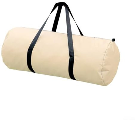 Housse de transport en tissu Oxford résistant aux intempéries pour tentes de camping (beige, 29 x 72 cm)