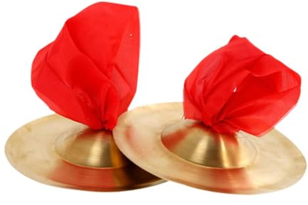 MotiveTech 2 Piezas de Platillos de Mano, Platillos de Versátiles para Actividades, Fiestas Y Adultos.