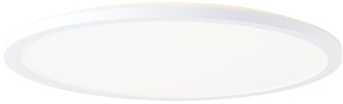 Brelight LED Aufbaupaneel mit Ø 42 cm - Wand- und Decken-Panel mit kaltweißem Licht & schwebener Optik - flächiges Licht - 24 W - 3400 lm - 4000 Kelvin - aus Kunststoff - in Weiß