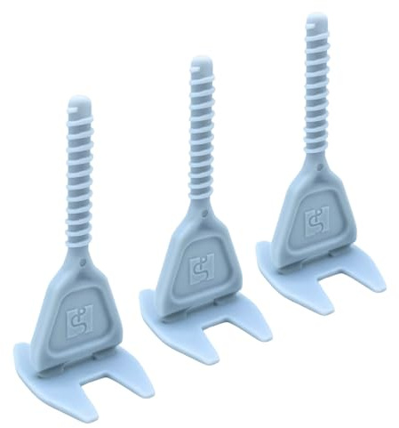 Crociere per piastrelle autolivellanti 4 mm | 500 clip 4 mm | 3-22 mm I Shaffer pro | compatibile 20 mm I sistema di livellamento a vite | Kit livellatore piastrelle | aiuto alla posa di piastrelle