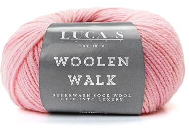 Superwash Wool Yarn for Knitting, 4 Ply Sock Yarn - 75% Pure Wool, 25% Polyamide, 50g Hand Knitting Yarn