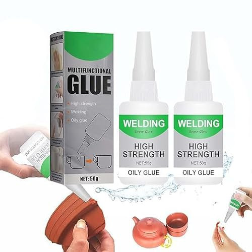 Colle de soudage multifonctionnelle 2024, Colle Universelle Puissante, Colle à L'huile Haute Résistance, Colle à Base D'huile, Super Colle Pour Soudure (2PCS)
