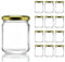 Firmadigaranzia srl Barattoli in vetro per marmellate e omogeneizzati da 212 ml con tappo twist off 63MM 24PZ - Vasetti vuoti in vetro da 212 ML per marmellate, conserve, cinfetture e bomboniere