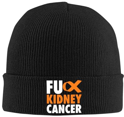KYWSM Fuck Kidney Cancer Knit Beanie Hat Warm Winter Hats Cuffed Beanies Watch Hat for Men Women