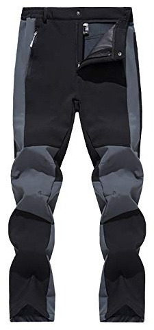 Pantalones térmicos de esquí para hombre, pantalones de nieve de invierno para hombre, impermeables, de color sólido, overoles gruesos y transpirables, pantalones de nieve acolchados softshell