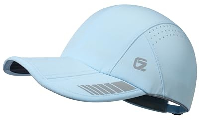 GADIEMKENSD UPF 50+ vikbar sportkeps, ventilerande och reflekterande, unisex design för golf, tennis, löpning och resor