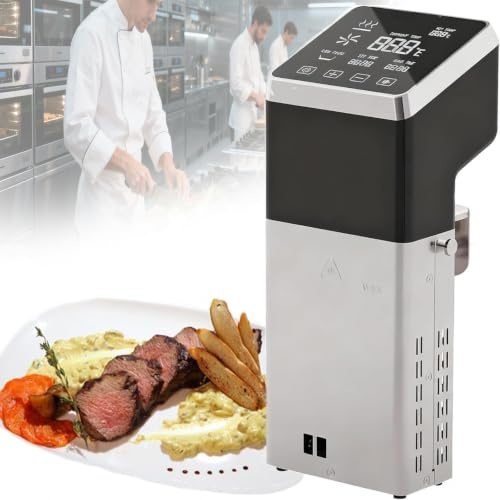 1600w Sous Vide-Maskin För Kommersiell Restaurang 70 Liters Pump | Kraftfull Pumpcirkulator Med Timer Och Pekskärm Med Exakt Temperaturmätning, För Hemmakockar Och Nybörjare