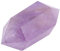 Hztyyier Natürliche Heilkristallstäbe, Amethyst Heilkristallstab, Spitze und facettierte Prismenstange für Reiki Chakra Meditationstherapie Deko