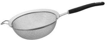 Lakeland 20cm Soft-Grip Stainless Steel Sieve – Soft Grip Handle Dishwasher Safe