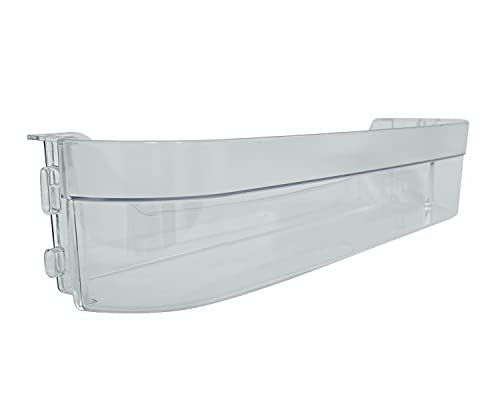 Balconcino Mensola Bottiglie per Frigoriferi Adatto per Smeg, Dimensioni 430x100x90 (mm) Trasparente, 760391857, per Modelli CR312A FR232A CR3212AP FR232ASX CR312APSX1