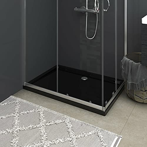 ARKEM Plato de Ducha Rectangular ABS Negro 70x100 cm Mamparas De Ducha