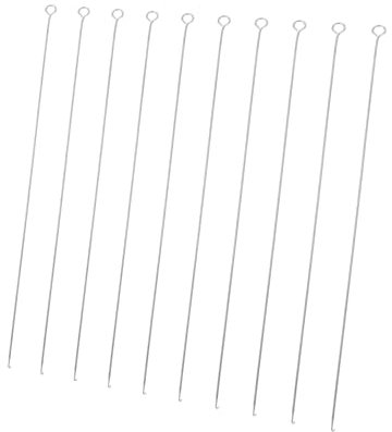 GLSTOY 10pcs DIY Beaded Tools Stainless Steel Beaded Hooks Beading Supplies for Bead Needles Bracelet Making Jewelry Crafting